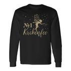 No 1 Kitchen Fairy Langarmshirts