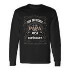 Nur Der Beste Papa Wird Zum Opa Beförder S Langarmshirts