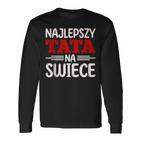 Ojciec Tataater Polska Polnischer Papa Spruch Geschenk Langarmshirts