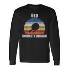 Old Schmetterhand Ping Pong Lustiges Tischtennis Langarmshirts