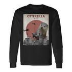 Otterzilla Otter Sweet For Otter Lovers Langarmshirts