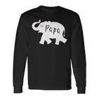 Papa Afrika Elefant Langarmshirts