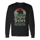 Papa Bear 1 Bären-Welpe Papa 1 Kindatertag Bär Langarmshirts