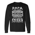 Papa Beste Geschenk Hast Du Christmas Children's Papa Langarmshirts