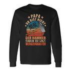 Papa Du Bist Nicht Nur Hammer Sondern Toolbox Father Langarmshirts