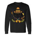 Papa-Familie Cinco De Mayo Passendes Paar Mexikanischer Papacito Langarmshirts