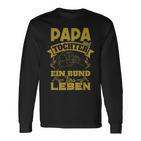 Papa Und Tochter Bund Fürs Lebenateratertag Geschenk Langarmshirts