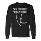 Paramedic Wer Diskuiert Wird Intubiert Paramedic S Langarmshirts