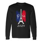 Paris France 2024 Langarmshirts