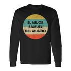 Personalisiertes Langarmshirts El Mejor Samuel Del Mundo, Vintage Design