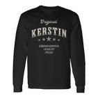 Personalisiertes Langarmshirts Original Kerstin – Limitierte Edition Unikat