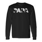 Pferd Reiter Papa Retrointage Lustig Papa Pferd Reiter Kapuzenjacke Langarmshirts