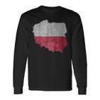 Poland Flag Langarmshirts