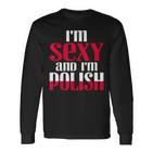 Poland Polska Poland Slogan For Proud Poland And Polinners Langarmshirts