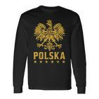 Polska Eagle Polish Homeland Langarmshirts