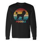 Poodle Vintage Langarmshirts