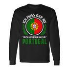 Portugal Holiday Portuguese Flag Madeira Langarmshirts