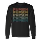 Pupsen Furzen Vintage Retro  Langarmshirts