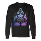 Quad Bike Braap Atv 4 Wheeler Langarmshirts