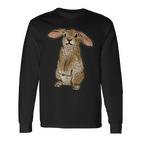 Rabbit For And Children S Langarmshirts