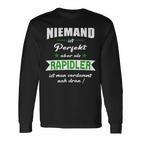 Rapidler Fußball Wien Niemand Ist Perfekt Rap Langarmshirts