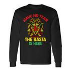 Rastafari For Raggea Reggaeton Flag Lion Langarmshirts
