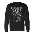 Reel Cool Daddy Papa Fisch Angeln Angeln Angler Angler Papa Herren Langarmshirts