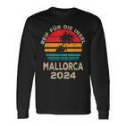 Reif Für Der Island Mallorca 2024 Palm Trees Sunset Outfit Langarmshirts