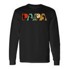 Retro-Bauingenieur Papa Stolzer Bauingenieur Papa Langarmshirts