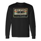 Retro Best Of 1964 Mixtape Vintage Cassette For 55 Birth Langarmshirts