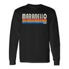 Retro Vintage 70S 80S Style Maranello Italy Langarmshirts