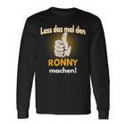 Ronny Personalised Slogan Langarmshirts