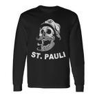 Saint Pauli Sailor Sailor Skull Hamburg Langarmshirts