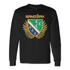 Sandzak Sandzaklija Novi Pazar Flag Langarmshirts