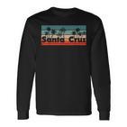 Santa Cruz Ca California 70S 80S Retrointage Langarmshirts