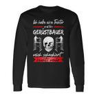 Scaffolding Ich Habe Eine Tochter Und Bin Scaffolder Ich H Langarmshirts