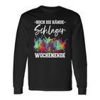 Schlagerparty Schlager Black S Langarmshirts