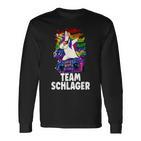 Schlagerparty Team Schlager S Langarmshirts