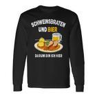 Schweinefraten Bayrisch Brotzeit In Der Wirtschaft Langarmshirts