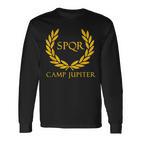 Spqr Senatus Populus Que Romanus Camp Jupiter Langarmshirts