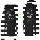 Stella Magic Einhorn Langarmshirts - Mystisches Pferd mit Regenbogenspritzern