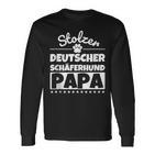 Stolzer Deutscher Schäferhund Papa Langarmshirts