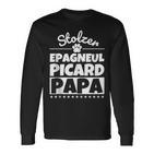 Stolzer Epagneul Picard Papa Langarmshirts