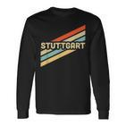 Stuttgart Vintage Retro S Langarmshirts