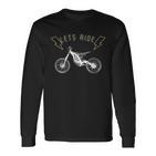 Sur Ron Lass Uns Ride Langarmshirts