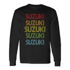 Suzuki Name Langarmshirts