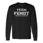 Team Fendt Stolze Familie Last Name Langarmshirts