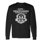 Thw Frauen Echte Prinzessinnen Langarmshirts