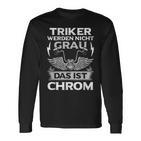 Trike Driver Trikes Motif Tricycle Biker Triker Grandpa Langarmshirts