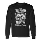 Trike Triker Tricycle Driver Saying Bike Trikes Langarmshirts